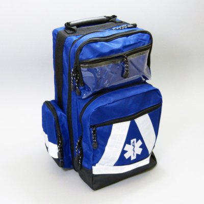 VMBal Záchranářský zdravotnický batoh modrý s náplní škola