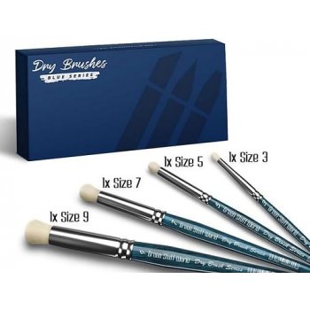 Premium Dry Brush Set - Blue Series