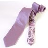 Kravata Lee-Openheimer hedvábná kravata twin fialová