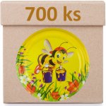 Víčko na sklenici TO 82 - Včelka s modrými kyblíčky Krabice 700 ks – Hledejceny.cz