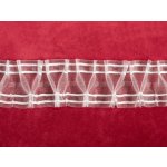 Řasící stuha RS-013 cik-cak - šířka 7,5 cm - řasení 1:2 – Zboží Dáma