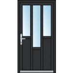 OknaDvereNaMiru.cz Vchodové plastové dveře SLOUPKOVÉ Gizela zlatý dub 90 x 210 cm – Sleviste.cz