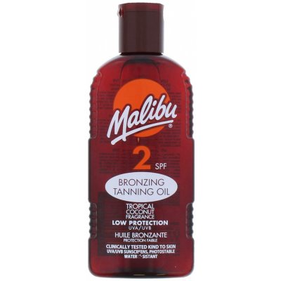 Malibu Bronzing Tanning Oil SPF2 200 ml – Zbozi.Blesk.cz