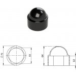 Kovoinox Krytka plastová na matice a šrouby M39, černá – Hledejceny.cz