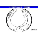 Sada brzdových čelistí, parkovací brzda ATE 03.0137-3040.2
