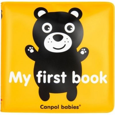 Canpol Babies moje první knížka s pískátkem zvířátka oranžová/černá