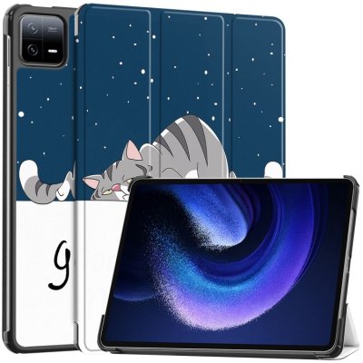 Protemio ART Zaklápací obal Xiaomi Pad 6 / Pad 6 Pro 60034 lazy cat – Zboží Mobilmania