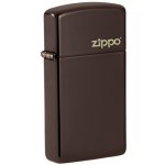 Zippo Slim Brown Logo 26958 – Hledejceny.cz