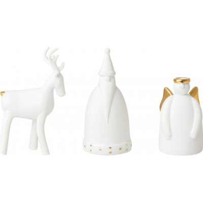 räder Porcelánové figurky Winter Forest bílá barva porcelán – Zboží Mobilmania