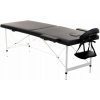 Masážní stůl a židle Aga Hliníkové masážní lehátko AT201 Black