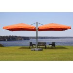 Mendler T44, pergola markýza efekt, 6,2x3m polyester 50kg terakota + stojan – Zbozi.Blesk.cz