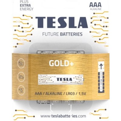 TESLA GOLD+ AAA 4ks 12030423/12030420 – Zboží Mobilmania