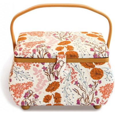 košík na šití BÉŽOVÝ S KVĚTINOVÝM VZOREM PRYM 612069 – Zboží Dáma