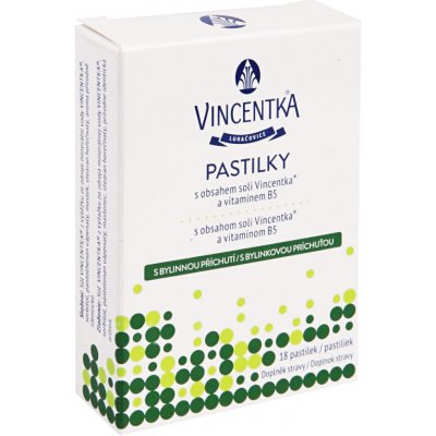 VINCENTKA PASTILKY BYLINKOVE 18X1200MG – Zbozi.Blesk.cz