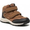 Dětské trekové boty Jack Wolfskin trekingová obuv Woodland Texapore Mid Vc K 4052591 hnědá