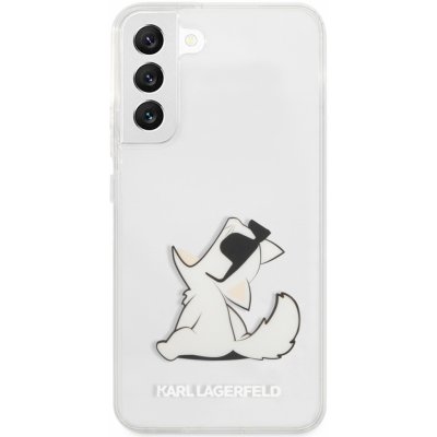 Pouzdro Karl Lagerfeld PC/TPU Choupette Eat Samsung Galaxy S22, čiré – Zboží Mobilmania