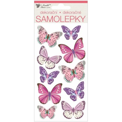 Anděl Samolepky s 3D křídly 10 x 21,5 cm motýli 15042 – Hledejceny.cz