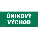 Únikový východ 210x87mm - samolepka – Zboží Dáma