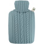 Hugo Frosch Termofor Classic s pleteným obalem pastelově modrý 1,8 l – Zboží Dáma