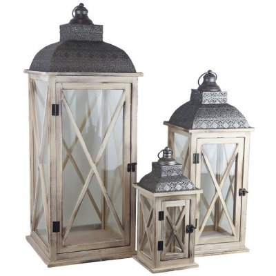 Dřevěná lucerna S/3 D6496 – Sleviste.cz