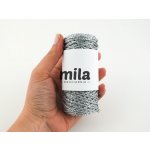 Šňůra MILA 2mm - VÁNOČNÍ KOLEKCE - Macrame Lurex STŘÍBRNÁ – Zboží Mobilmania