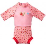 Splash About Plavky Happy Nappy kostýmek / rukáv Sunsuit Strawberry Field – Zboží Dáma