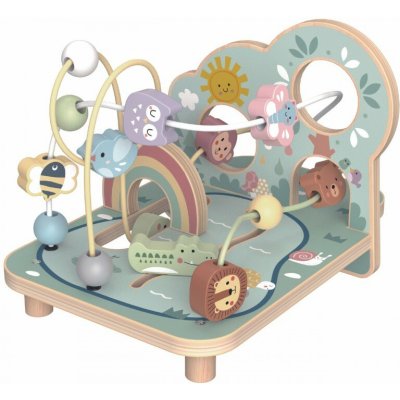 Tooky Toy Kuličková dráha pro nejmenší Strom Pastel – Zboží Mobilmania