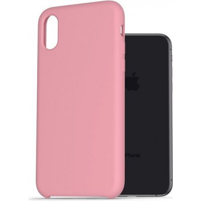 Pouzdro AlzaGuard Premium Liquid Silicone Case iPhone X/Xs růžové – Zbozi.Blesk.cz