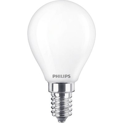 Philips Lighting 76343500 LED EEK2021 F A G E14 kapkový tvar 4.3 W = 40 W teplá bílá