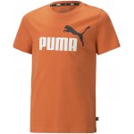 Puma ESS+ 2 COL LOGO TEE B 58698595 Oranžový – Zboží Dáma