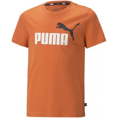 Puma ESS+ 2 COL LOGO TEE B 58698595 Oranžový – Zboží Dáma