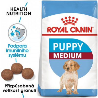 ROYAL CANIN Medium Puppy 4 kg granule pro střední štěňata