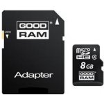 Goodram microSDHC 8 GB Class 4 M40A-0080R11 – Hledejceny.cz