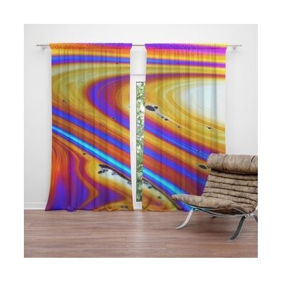 Sablio Závěs Barevná abstrakce: 2ks 140x250cm – Hledejceny.cz