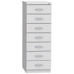 KOVOS Kartotéka sedmizásuvková pro formát A6 KAR 62D7 žlutá – Zboží Dáma