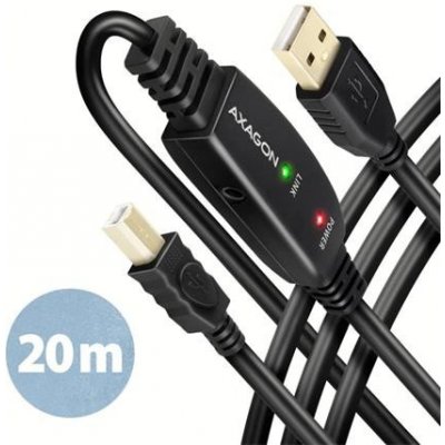 Axagon ADR-220B USB A-B, 2.0 aktivní prodlužovací / repeater, 20m – Hledejceny.cz