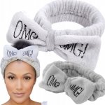 Camerazar Měkká kosmetická mašle do vlasů, fleece materiál, univerzální velikost, šířka 1.5 cm – Zboží Dáma