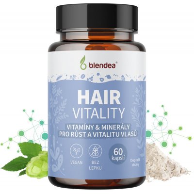 Blendea Hair Vitality Vitamíny na podporu růstu vlasů 60 kapslí – Hledejceny.cz