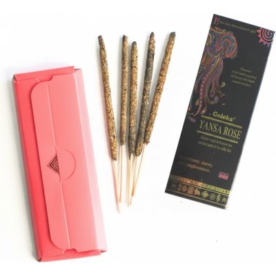 Goloka Vonné tyčinky Animal Spirit Medúza Yansa Rose Růže mini 8 ks 13 cm – Hledejceny.cz
