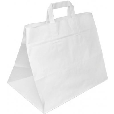 DEKOS taška papírová 31 21 5x24cm na menubox bílá
