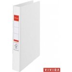 ESSELTE Kroužkový pořadač Standard, Vivida bílá, 2 kroužky, 42 mm, A4 – Zboží Živě