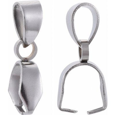 Šlupna nerezová s očkem střední platinová – Sleviste.cz