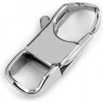 Karabinka z nerezové oceli 12x25 mm - platina – Hledejceny.cz