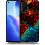 Pouzdro Picasee silikonové OPPO Reno 5 5G - Universe černé – Sleviste.cz