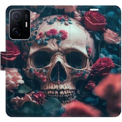 Pouzdro iSaprio flip Skull in Roses 02 Xiaomi 11T / 11T Pro – Zbozi.Blesk.cz