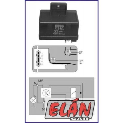 Žhavící relé - Hella 4RV 008 188-311 – Hledejceny.cz