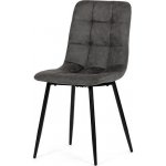 Autronic CT-281 BK3 antracitová látka nohy černý kov – Zboží Dáma