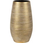 Váza Passion for Pottery Solano hliněná Ø 22 cm x 40 cm zlatá – Hledejceny.cz