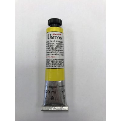 Umton Mistrovská olejová barva žluť permanentní střední 20ml – Zboží Dáma