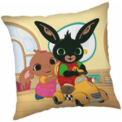 Jerry Fabrics Polštář Králíček Bing Lets Play 40x40 – Sleviste.cz